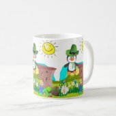 St. Patrick's Day Tasse Pinguin (VorderseiteRechts)
