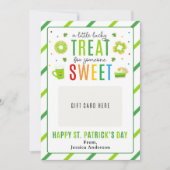 St. Patrick's Day Teacher Appreciation Gift Card Einladung (Vorderseite)