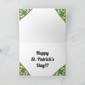 St. Patrick's Day Teddy Bear Karte (Innenseite)
