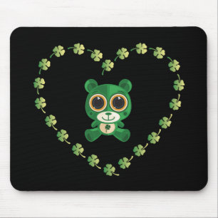St. Patrick's Day Teddy Bear Mousepad