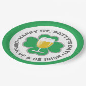 St. Patrick's Day Tellers Pappteller (Schrägansicht)