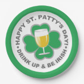 St. Patrick's Day Tellers Pappteller (Vorderseite)