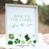 St. Patricks Day Thank You for Coming Favors Sockelschild