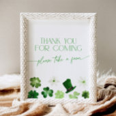 St. Patricks Day Thank You for Coming Favors Sockelschild