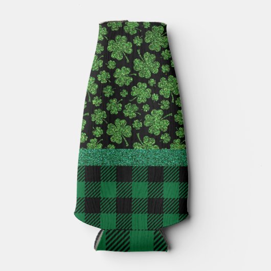 St. Patrick's Day Themed Pattern Flaschenkühler (Vorderseite)