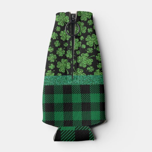 St. Patrick's Day Themed Pattern Flaschenkühler (Rückseite)