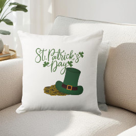 St. Patrick's Day Throw Pillow Kissen