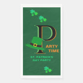 St. Patrick's Day Time to Celebrate Serviette (Vorderseite)