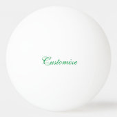 St. Patrick's Day Tischtennisball (Rückseite)