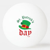 St.Patrick's Day Tischtennisball (Rückseite)