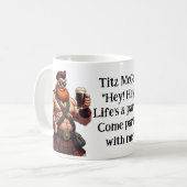 St Patrick's Day TITZ McGEE lustige Neuheit Gesche Kaffeetasse (Vorderseite Links)