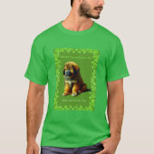 St Patrick's Day TM Puppy T - Shirt (Vorderseite)