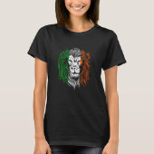 St Patricks Day To Saint Paddy's Lion Flag Irland T-Shirt (Vorderseite)