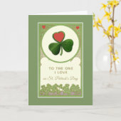 St. Patrick's Day to the One I Liebe Religious Karte (Gelbe Blume)