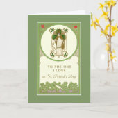 St. Patrick's Day to the One I Liebe Religious Karte (Gelbe Blume)