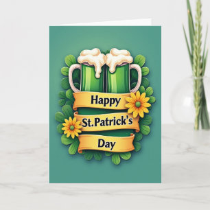 St. Patricks Day Toast Karte