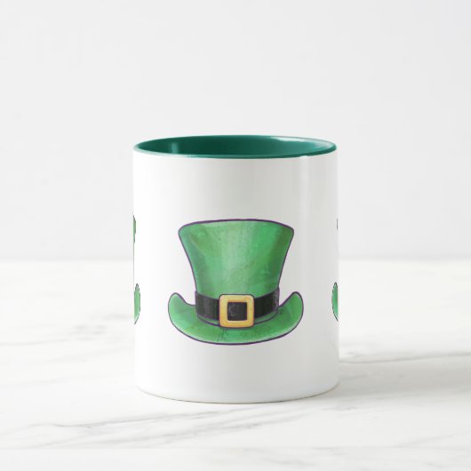 St Patrick's Day Top Hut Tasse (Zentrum)