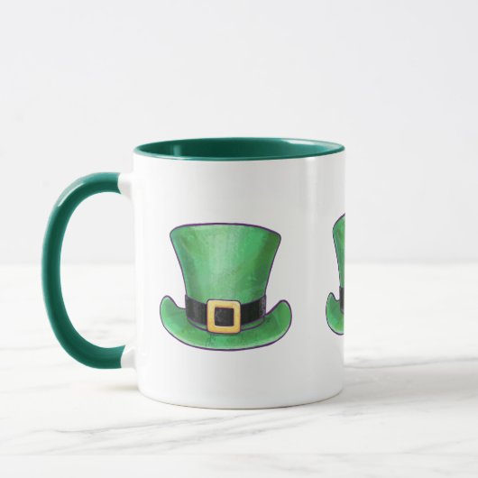 St Patrick's Day Top Hut Tasse (Links)