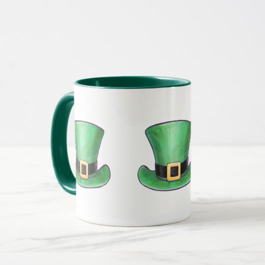 St Patrick's Day Top Hut Tasse (Vorderseite Links)
