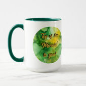 St. Patrick's Day Top of the Morning Tasse (Links)