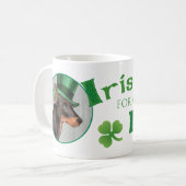 St Patrick's Day Toy Manchester Terrier Kaffeetasse (Vorderseite Links)