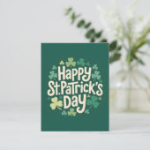 St. Patrick's Day Traditionelle Karte (Stehend Vorderseite)