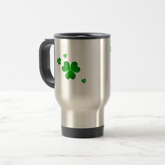 St. Patricks Day Travel Mug Reisebecher (Vorderseite Links)