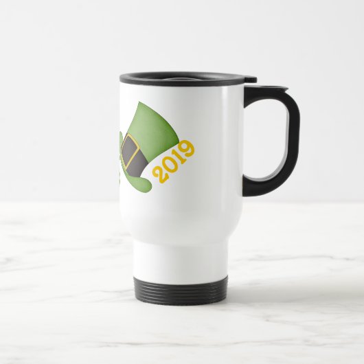 St Patrick's Day Travel Mug Template Reisebecher (Rechts)