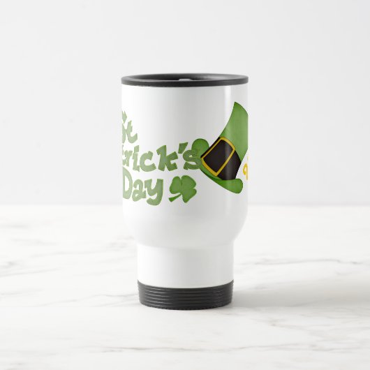 St Patrick's Day Travel Mug Template Reisebecher (Mittel)