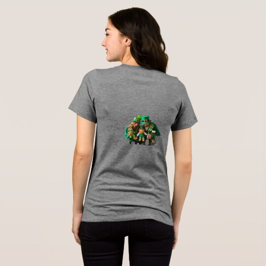 ST.PATRICK'S DAY Tri-Blend SHIRT (Rückseite voll)