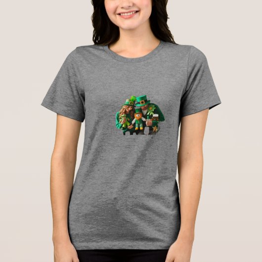 ST.PATRICK'S DAY Tri-Blend SHIRT (Vorderseite)