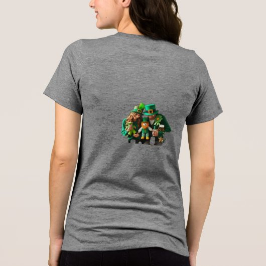 ST.PATRICK'S DAY Tri-Blend SHIRT (Rückseite)