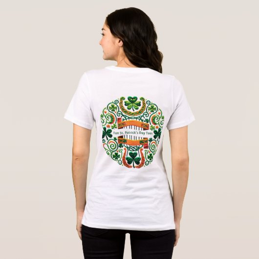 ST.PATRICK'S DAY Tri-Blend SHIRT (Rückseite voll)
