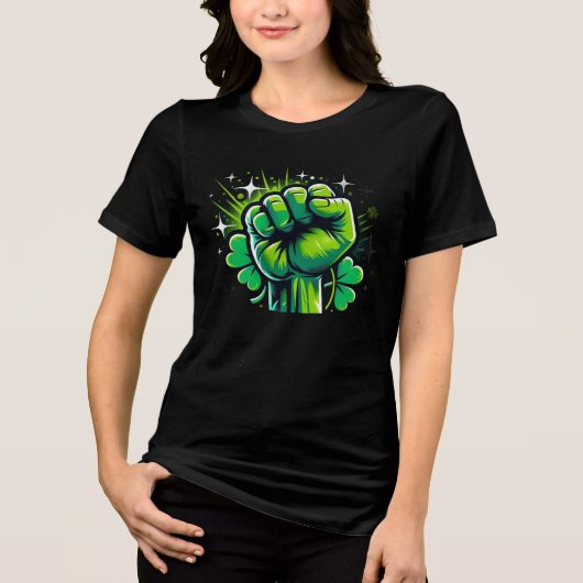 ST.PATRICK'S DAY Tri-Blend SHIRT (Vorderseite)