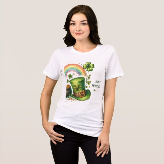 ST.PATRICK'S DAY Tri-Blend SHIRT (Vorderseite voll)