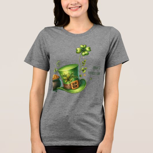 ST. PATRICK'S DAY Tri-Blend SHIRT (Vorderseite)