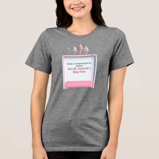 ST PATRICK'S DAY Tri-Blend SHIRT (Vorderseite)