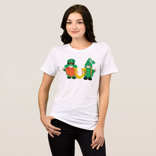 St. Patrick's Day Tri-Blend Shirt (Vorderseite voll)