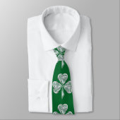 St. Patrick's Day Trinity Knot Kleeblatt Krawatte (Gebunden)