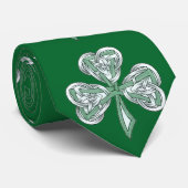 St. Patrick's Day Trinity Knot Kleeblatt Krawatte (Gerollt)