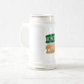 St. Patrick's Day Trinkstein Bierglas (Vorderseite Links)
