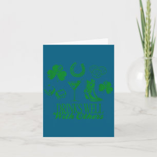St. Patricks Day trinkt gut mit anderen Karte