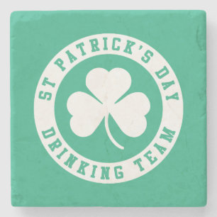 St. Patricks Day Trinkteam Steinuntersetzer