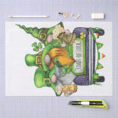 St. Patrick's Day Truck Gnomes Seidenpapier (Handwerk)