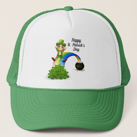 St Patrick's Day Trucker Hat Truckerkappe (Vorderseite)