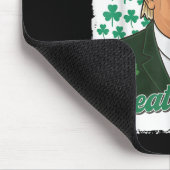 St. Patricks Day Trump bläst Blase Gum Irish Mousepad (Ecke)