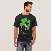 St. Patrick's Day Tuxedo Katze Männer Frauen Kinde T-Shirt (Vorne ganz)