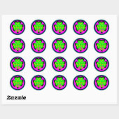 St Patrick's Day UCreate 4 Runder Aufkleber (Blatt)