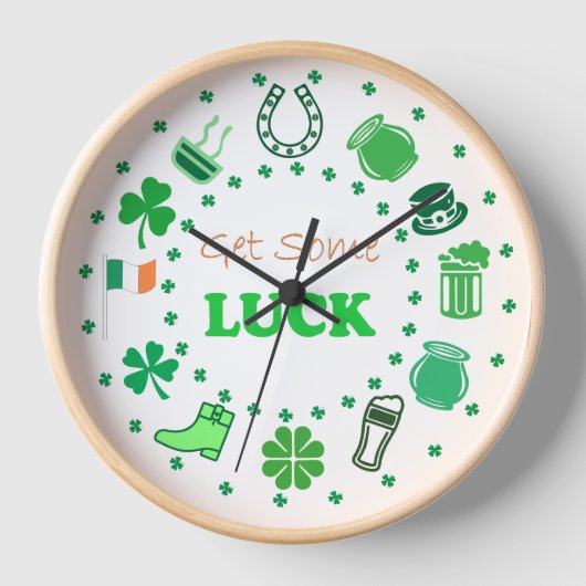St. Patrick's Day Uhr (Vorderseite)