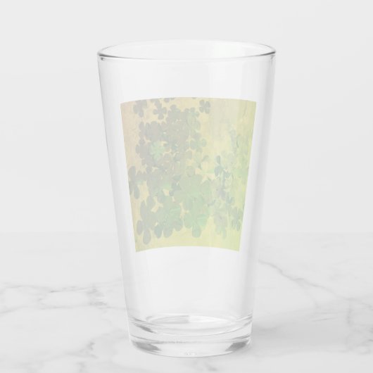 St. Patrick's Day und Viel Glück , ‎ vierblättrige Glas (Rückseite)